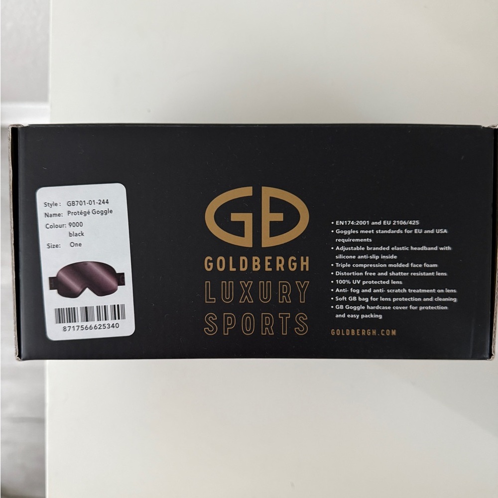 Goldbergh PROTÉGÉ Black Pro Goggle